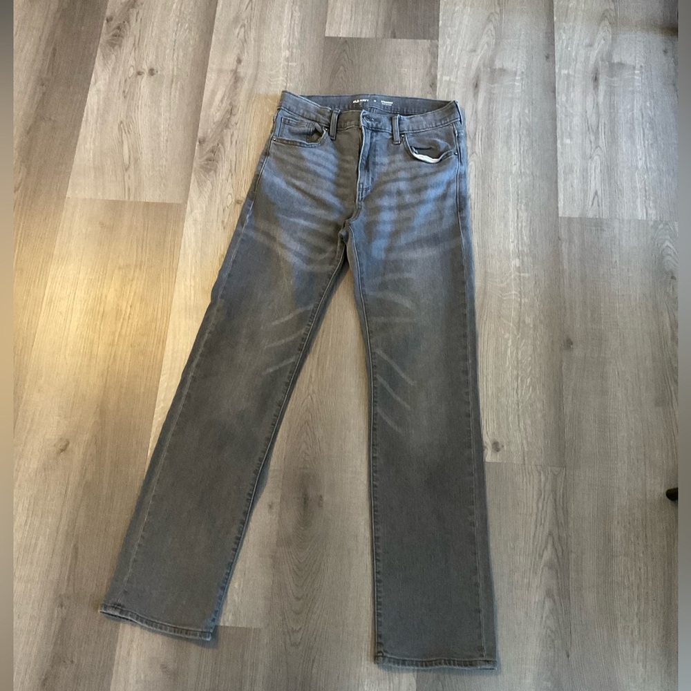Old Navy Charcoal Straight Jeans